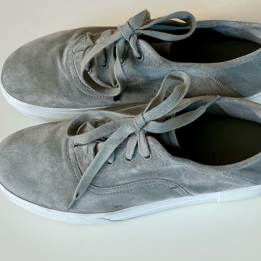 Vince Copely Suede Platform Sneakers Sz 6.5 - Picture 9 of 13